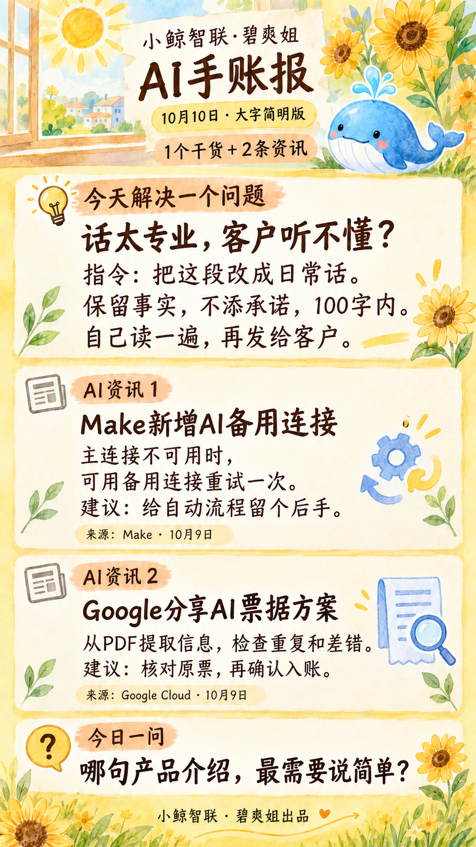 2026-10-10:话太专业,客户听不懂?完整手绘日报