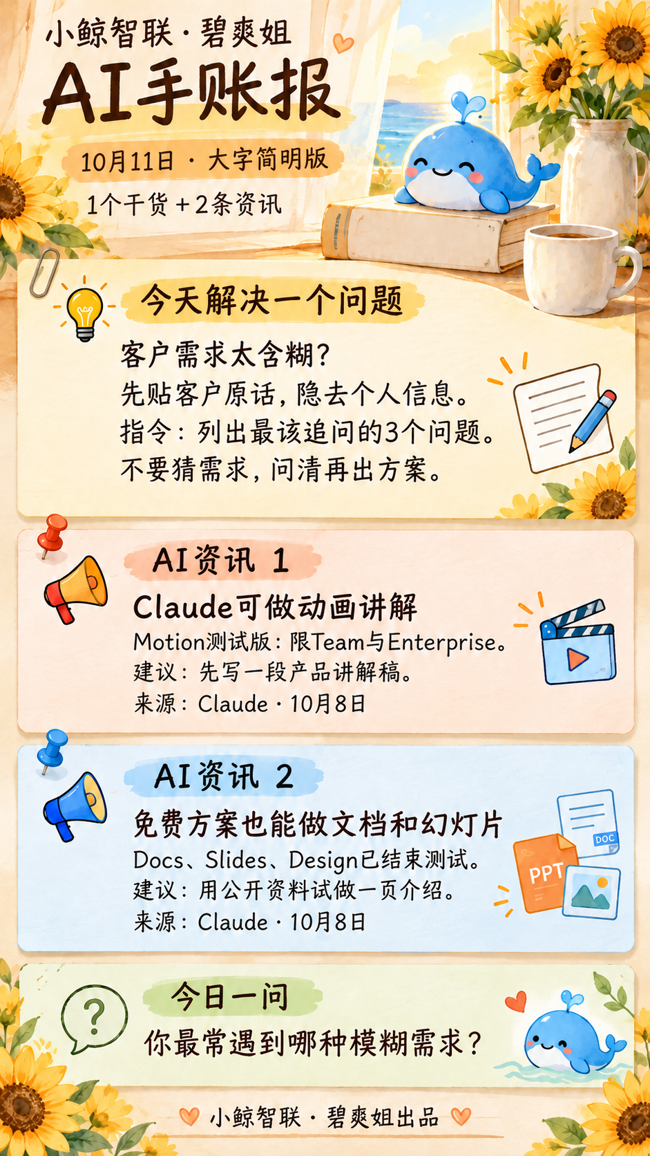 2026-10-11:客户需求太含糊?完整手绘日报