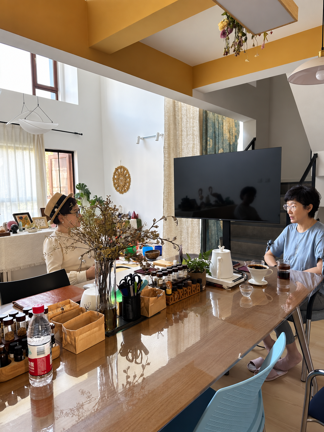 碧爽姐与米菲在山夏交流