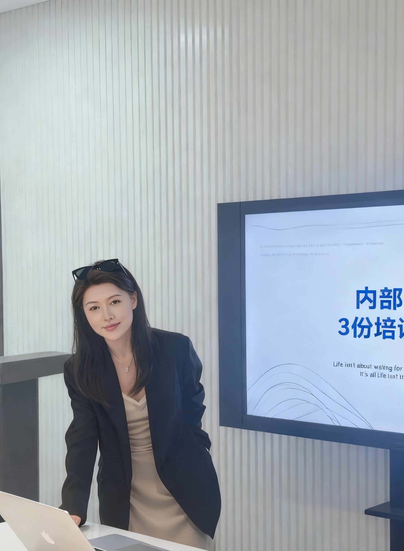 碧爽姐培训现场