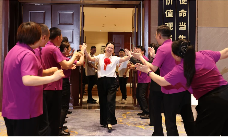 同学们的迎接